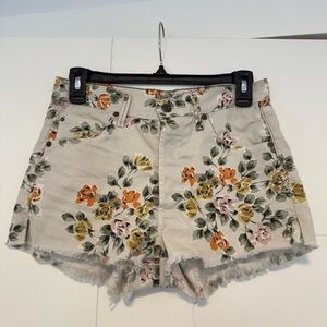 Citizens Of Humanity Floral Jean Shorts